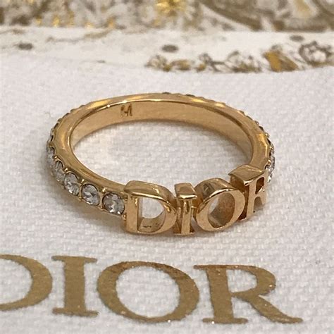 dior ring square logo|christian dior rings for women.